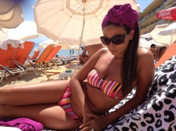 MFC’s MisteriousAnn in bikini at the beach
