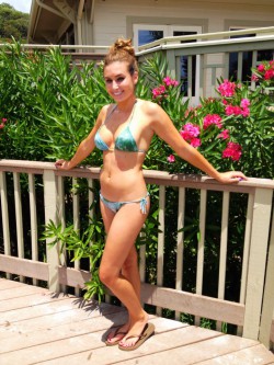 MFC’s KerriKing posing in bikini